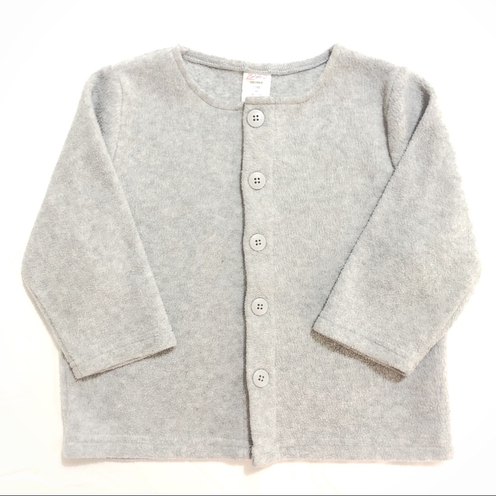 ✨$5: ZUTANO • Cozy Baby Fleece Cardigan (24mo)